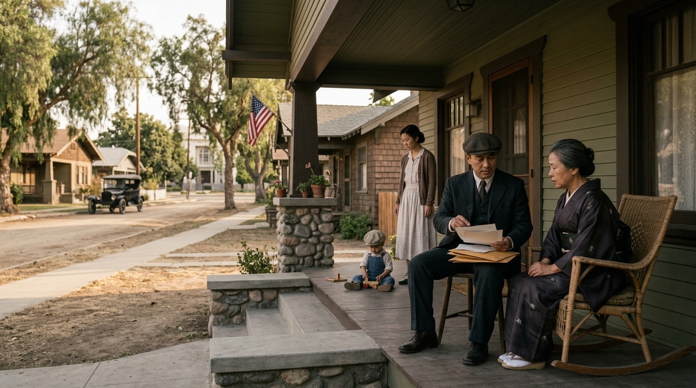 Harada family property rights history in Riverside California