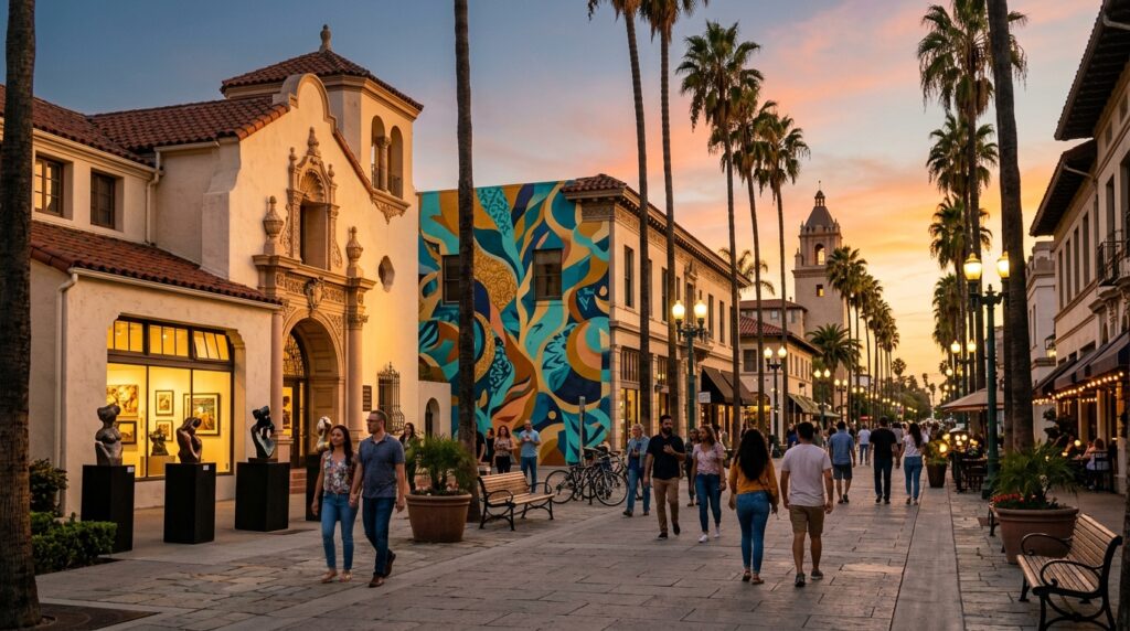 Riverside Arts and Culture District in Downtown Riverside California