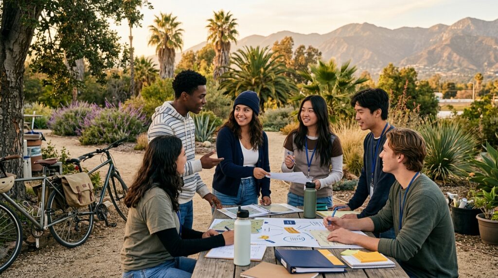 Riverside youth working on local climate action projects