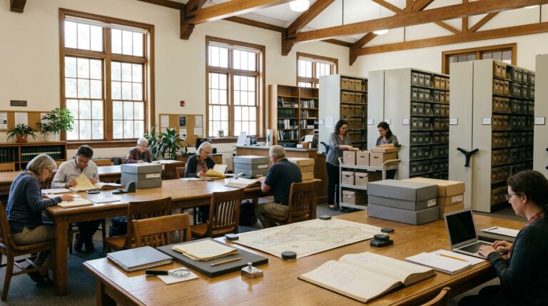 Riverside County Archives 2026 visitor guide featuring historical records and a public research room